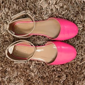 Hot Pink flats